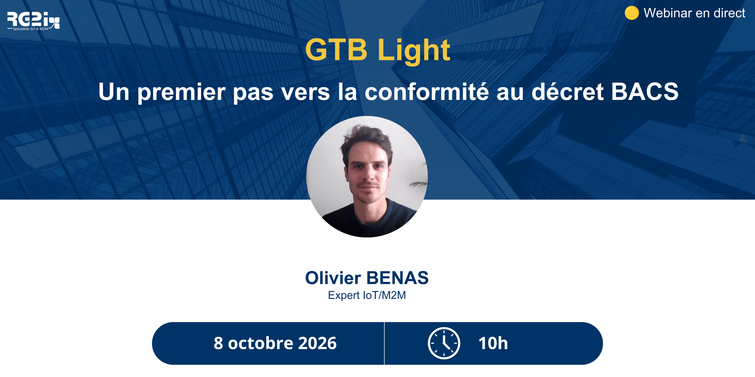 Webinaire sur les solutions GTB light 
